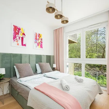 Obywatelska 1br Centrum, Taras, 4 Osoby, Wifi, Pralka Host Appartamento